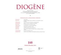 Diogène 2014, n° 248 Tendance de la philosophie corréenne - Collectif - Puf - broché - Revue