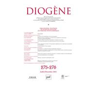 Diogène 2021, n° 275-276 Philosophie, politique et sciences sociales en période postpandémique - Collectif - Puf - broché - Revue
