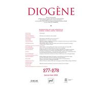 Diogène 2022, n° 277-278 Modernités en Asie orientale (Chine, Corée, Japon, Vietnam) - Collectif - Puf - broché - Revue