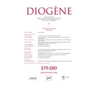 Diogène 2022, n° 279-280 Soixante-dix ans (1952-2022) - Collectif - Puf - broché - Revue