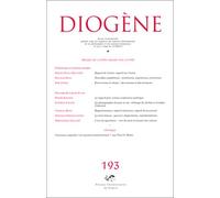 Diogène, numéro 193, 2001