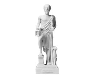 Diogène Statue de Philosophe grec antique Cynique Blanc