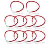 Diogeynu Bracelets à cordes réglables traditionnels en polyester pour protéger les bijoux, Plated white K, Comme décrit, Comme décrit.