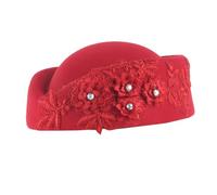 Diogeynu Chapeau d'hôtesse de l'air, bérets, costume d'Halloween pour adolescents, hôtesses de l'air, fête costumée