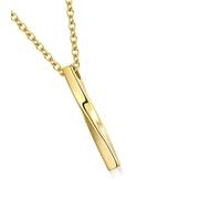 Diogeynu Collier élégant pour cendres d'animaux de compagnie avec un excellent sceau - Bijou funéraire pour commémorer votre famille et votre famille