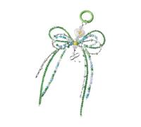 Diogeynu Pendentif en forme de nœud en cristal - Tendance - Élégant - Porte-clés moderne pour femme