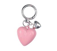 Diogeynu Porte-clés en forme de cœur portable et simple avec pendentif en forme de cœur