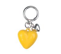 Diogeynu Porte-clés en forme de cœur portable et simple avec pendentif en forme de cœur