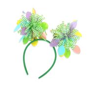 Diogeynu Serre-tête avec oreilles de lapins et fleurs - Style unique - Plusieurs styles - Accessoires de fête