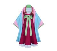 Diohauxi Costume de cosplay Maomao - Style ancien - Robe longue avec perruque - Tenue de jeu de rôle anime pour Halloween