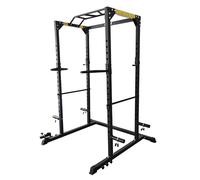 Dione Rack à squat - 50 x 50 mm - Construction en acier - Cage de fitness - Barre de traction