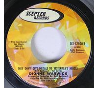 DIONNE WARWICK - DIONNE WARWICK 45 RPM They Don't Give Medals To Yesterday's Heros / The Green Grass Starts to Grow