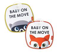 Diono Baby On The Move Of Baby On Board Car Window Autocollant Suction Cups Bright Yellow 2 Pièces 1 Unité
