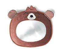 Diono Easy View™ Bear Character Baby Car Mirror, Safety Car Seat Mirror for Rear facing Infant, Fully Adjustable, Wide Crystal Clear View, Shatterproof, Crash Tested