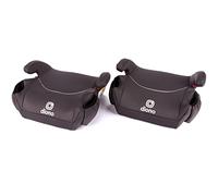 Diono Solana, No Latch, Pack of 2 Backless Booster Car Seats, Lightweight, Machine Washable Covers, Cup Holders, Charcoal Grey
