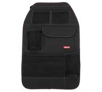 Diono Stow 'n Go Car Back Seat Organizer for Kids, Kick Mat Back Seat Protector, With 7 Storage Pockets, 2 Drinks Holders, Water Resistant, Durable Material, Black, One Size (40245)