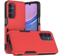 Dionsibei Conçu pour Samsung Galaxy A16 5G Coque 2 en 1 de qualité militaire résistante aux chocs pour Galaxy A16 5G (rouge)