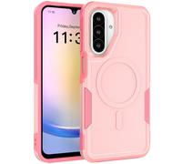 Dionsibei Conçu pour Samsung Galaxy A26 5G Coque 2 en 1 de qualité militaire résistante aux chocs pour Galaxy A26 5G (rose)