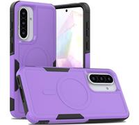 Dionsibei Conçue pour Samsung Galaxy A36 5G - 2 en 1 de qualité militaire - Résistante aux chocs - Coque de protection pour Galaxy A36 5G (violet)