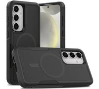 Dionsibei Conçue pour Samsung Galaxy S25 Plus Galaxy S24 Plus 2 en 1 de qualité militaire résistante aux chocs pour Galaxy S25+ Plus (noir)