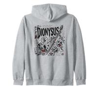 Dionysos Ancient Grec God Wine Madness Mythe Sweat à Capuche