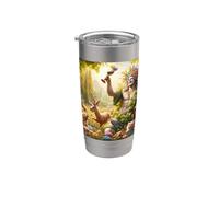 Dionysos Dieu grec du vin Théâtre festif Gobelet isotherme en acier inoxydable double paroi