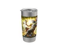 Dionysos Dieu grec du vin Théâtre festif Gobelet isotherme en acier inoxydable double paroi
