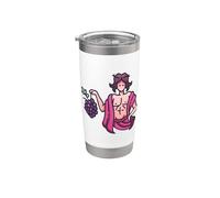Dionysos Dieu grec du vin Théâtre festif Gobelet isotherme en acier inoxydable double paroi