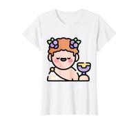 Dionysos Dieu Grec du vin Théâtre Festif T-Shirt Graphique avec Valeur