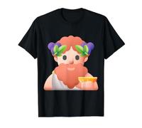 Dionysos Dieu Grec du vin Théâtre Festif T-Shirt Graphique avec Valeur