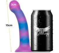 Dionysos Galactic - Sextoy Cosmos Taille S avec ventouse, Taille 15 cm x 3 cm , Couleur Violet