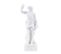 Dionysos Statue Bacchus Dieu grec du vin vendange sculpture en albâtre 16 cm