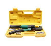 DioPaiB YQK-70 Pince à sertir hydraulique manuelle 4 à 70 mm² Pince à sertir hydraulique avec 8 paires de gaines pour tubes en aluminium, tuyaux en plastique, 31 x 11 cm