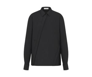 Dior - Blouse à Fermeture Oblique - Femme - Blouses et Chemises - Noir - Taille: 40 FR