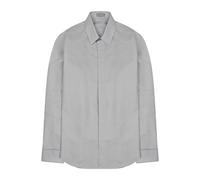 Dior - Chemise boutonnée brodée - Homme - Chemises - Gris - Taille: XL