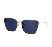 Dior, Femme, Accessoires, Jaune, Taille: 63 MM Lunettes de Soleil Style Papillon Bleu Dégradé