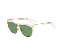 Dior Femme Diorsoelectric 266/DJ Lunettes de soleil outlet Métal Or Vert Géométrique