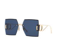 DIOR Femme Sunglass 30Montaigne S7U - Couleur du Monture: Or brillant, Couleur de Lentille: Bleu