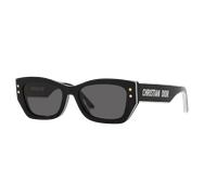 DIOR Femme Sunglass Diorpacific S2U - Couleur du Monture: Noir, Couleur de Lentille: Smoke
