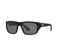 DIOR Homme Sunglass Dior3D S1I Dm40127I - Couleur du Monture: Noir mat, Couleur de Lentille: Gris