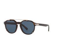 DIOR Homme Sunglass DiorBlackSuit RI - Couleur du Monture: Havana, Couleur de Lentille: Bleu