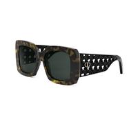 Dior - Lunettes de soleil élégantes avec verres verts - Femme - Accessoires - Noir - Taille: 54 MM