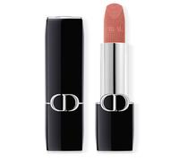 DIOR Rouge Dior confort et longue tenue - soin floral hydratant teinte 100 Nude Look Velvet 3.5 g