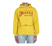 Dior - SweaT-shirt à capuche avec broderie de couverture de livre - Homme - Sweatshirts et sweats à capuche - Jaune - Taille: S