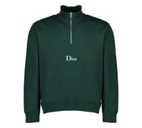 Dior - SweaT-shirt avec encolure zippée - Homme - Sweatshirts et sweats à capuche - Vert - Taille: S
