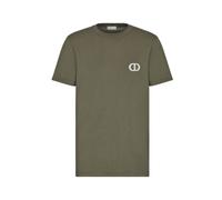 Dior - T-shirt brodé - Homme - Tops - Vert - Taille: S