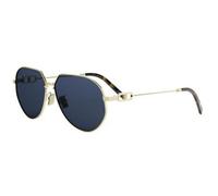 Dior, unisex, Accessoires, Bleu, Taille: 61 MM Authentiques Lunettes CD Link A1U