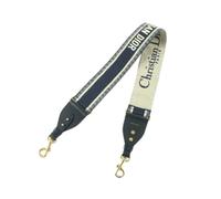Dior Vintage, Femme, Pre-owned, Bleu, Taille: ONE Size Pre-owned Oblique Canvas Shoulder Strap