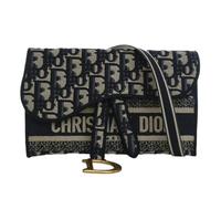 Dior Vintage, Femme, Pre-owned, Bleu, Taille: ONE Size Pre-owned The Saddle Slim Belt Pouch