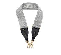 Dior Vintage, Femme, Pre-owned, Gris, Taille: ONE Size Bandoulière en toile Pre-owned